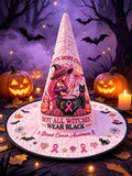 Unisex Halloween Casual Printed Witch Hat