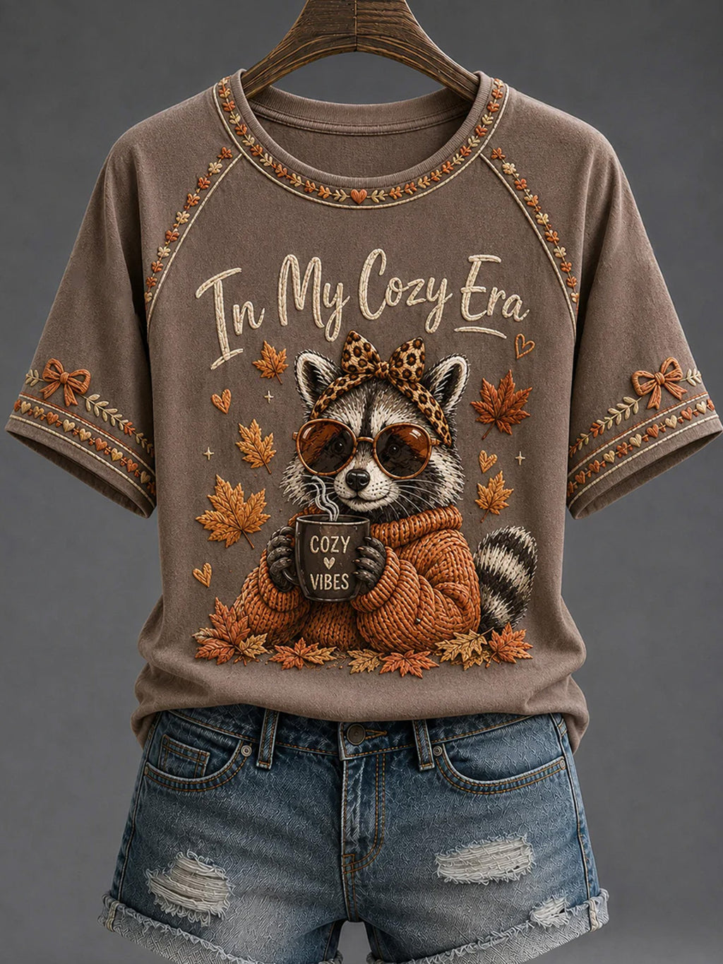 Women's Autumn Printed Casual Top