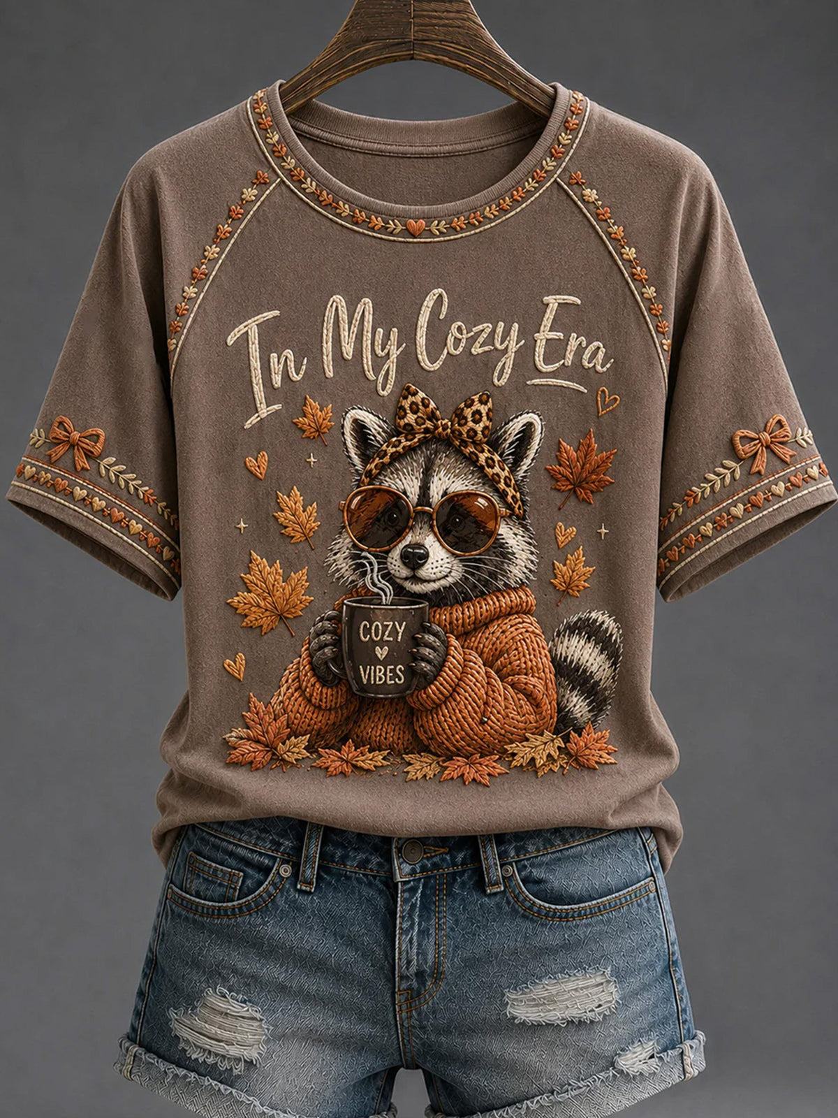Women's Autumn Printed Casual Top