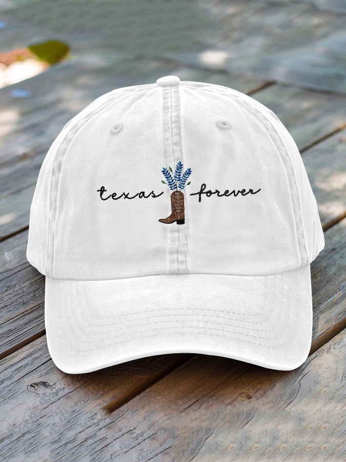 Unisex Texas Forever Print Hat