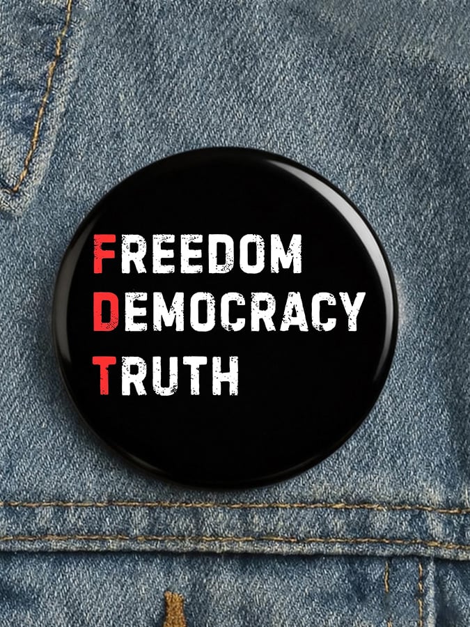 Freedom Democracy Truth FDT Button