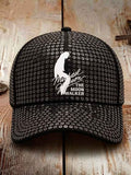 Unisex Retro Commemorative Baseball Cap: "King of Pop" Faux-Sequin Print Edition