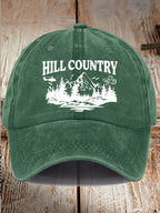 Unisex Texas Print Washed Cotton Hat