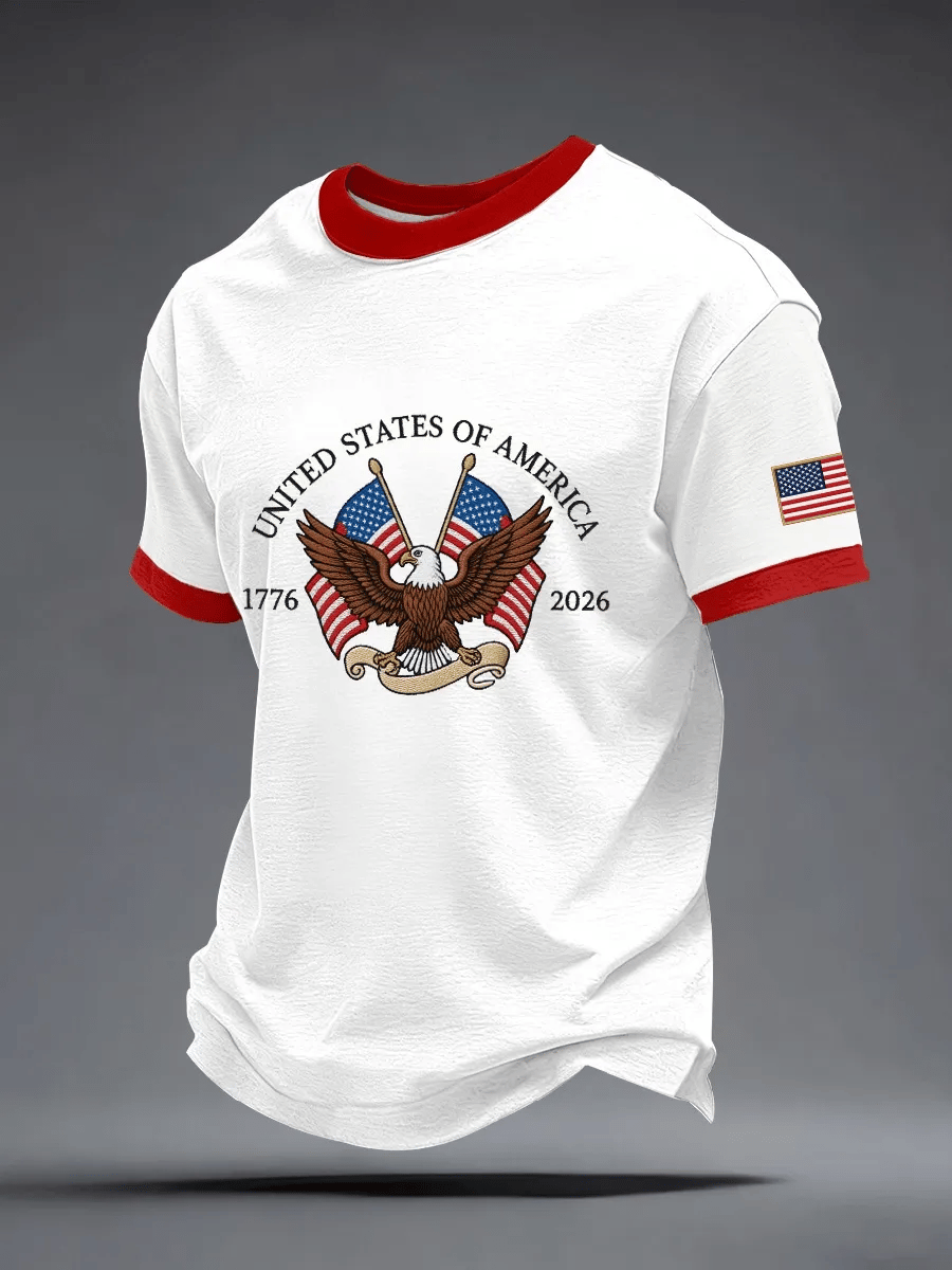 Men's 250th America Anniversary Print T-Shirt