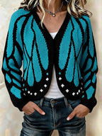 Women's Batwing-Sleeve Knit Cardigan