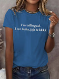 Women's The Trilingual Print T-Shirt