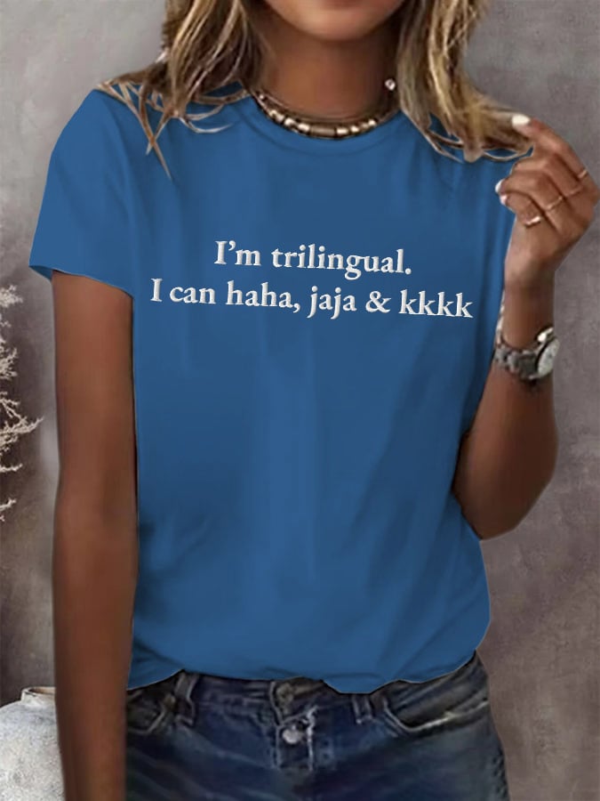 Women's The Trilingual Print T-Shirt