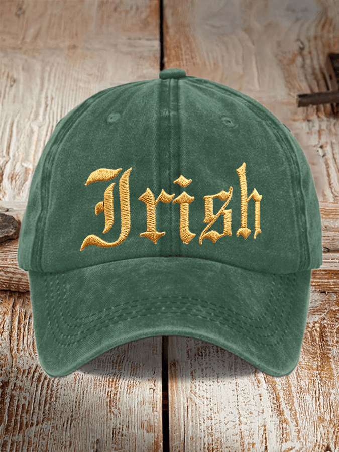 Tree Team Football Print Adjustable Baseball Cap