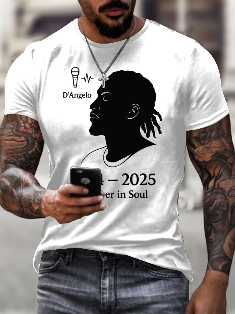 Men's  Neo Soul Printed Casual T-shirt