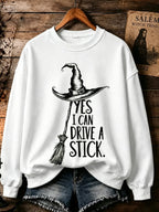 Women's Halloween Printed Sweatshirt