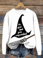 Women's Halloween Printed Casual Sweatshirt