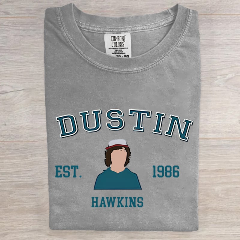Dustin Est 1986 Hawins Art Print T-Shirt