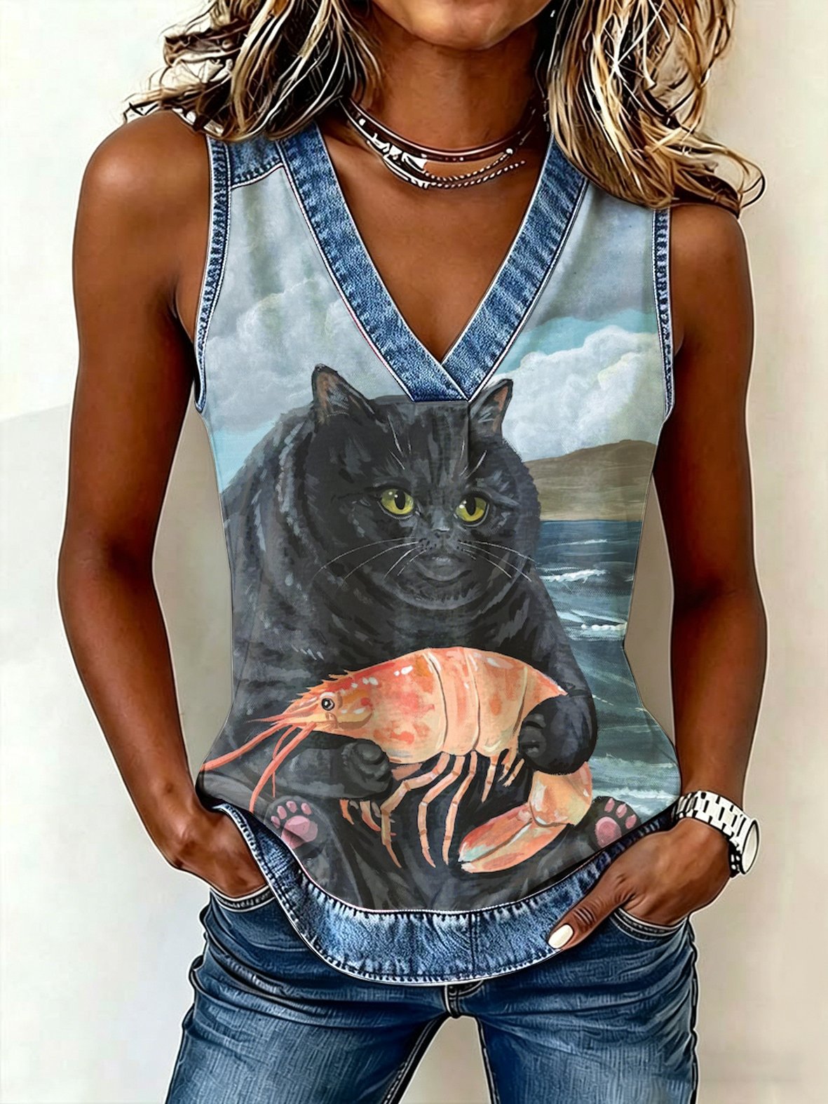 Women's Cat Vest