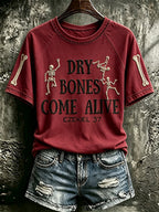 Women's Print Round Neck T-shirt