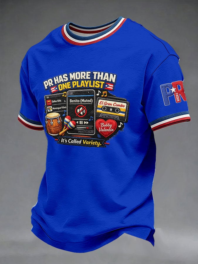 Men's Puerto Rico Printed T-Shirts