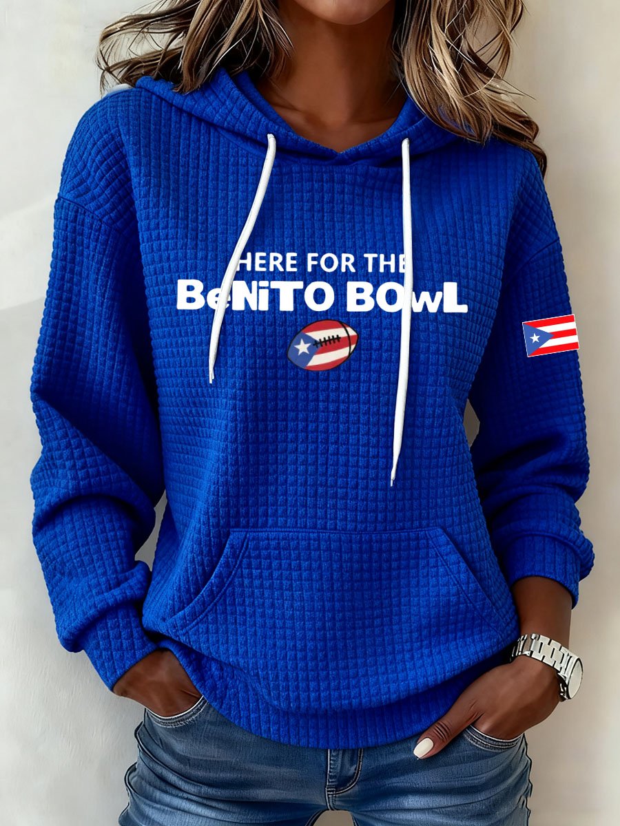 Women's casual hooded sweatshirt