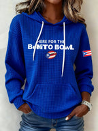 Women's casual hooded sweatshirt
