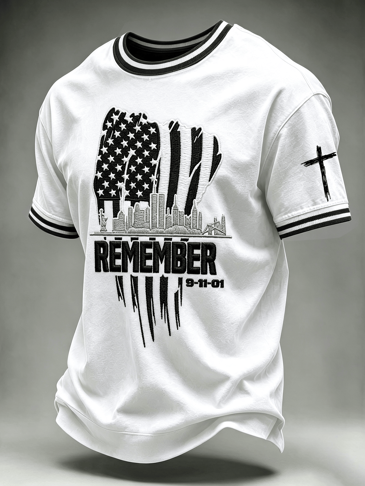 Men's 9.11 We Will Always Remember Printed T-Shirt
