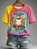 Women's "Summer Halloween" Print Crop Top