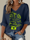 Puerto Rico Singer Boricua Printed Long Sleeve Top