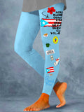 Women's Singer Print Leggings