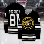 Men's ice hockey print casual top