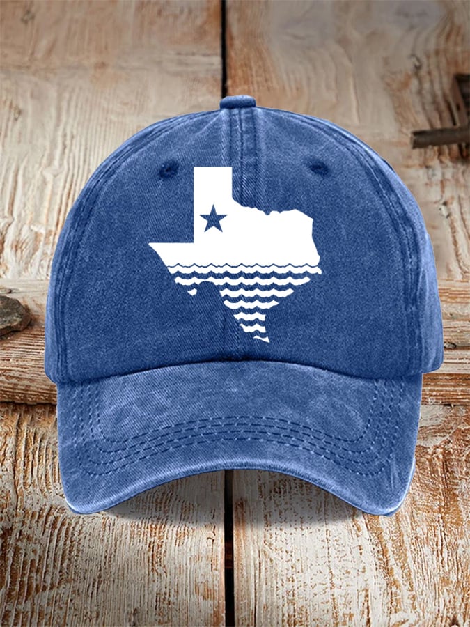 Unisex Texas Flood Print Hat