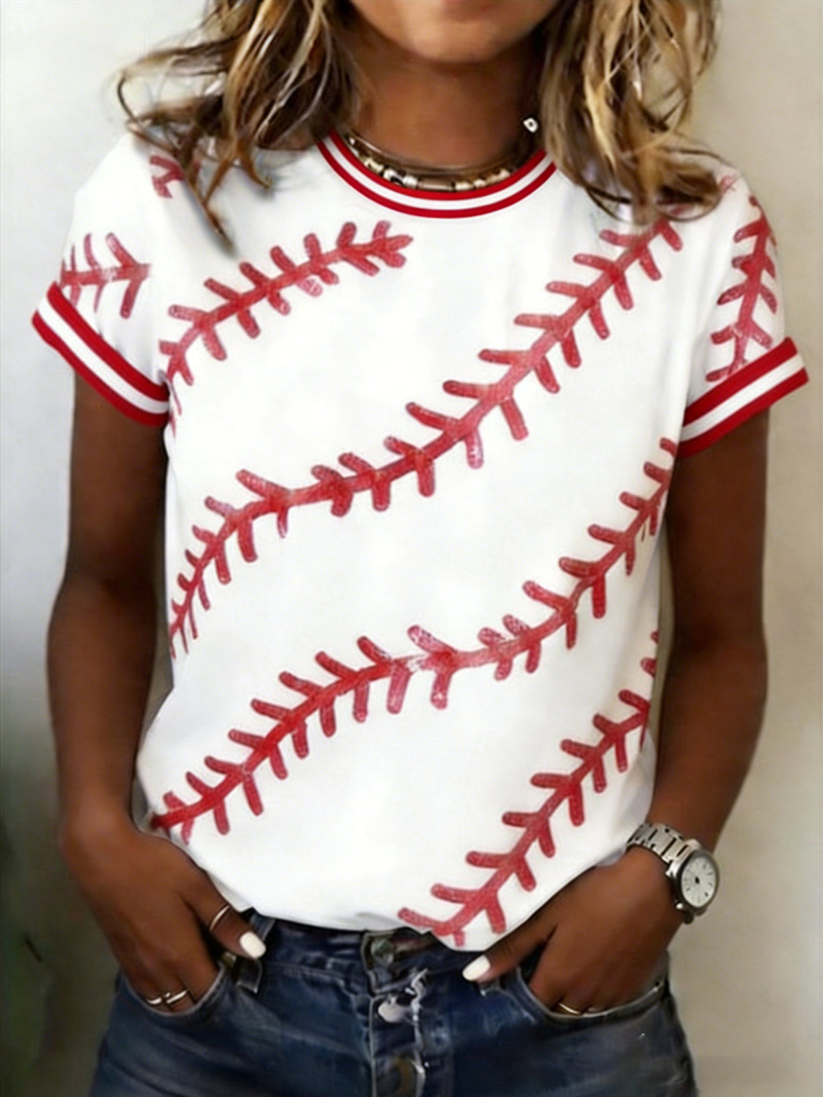 Women's Baseball Short-Sleeve T-Shirt