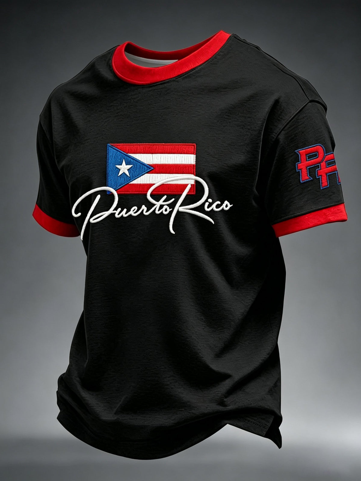 Men's Puerto Rico Print Short-Sleeve T-Shirt