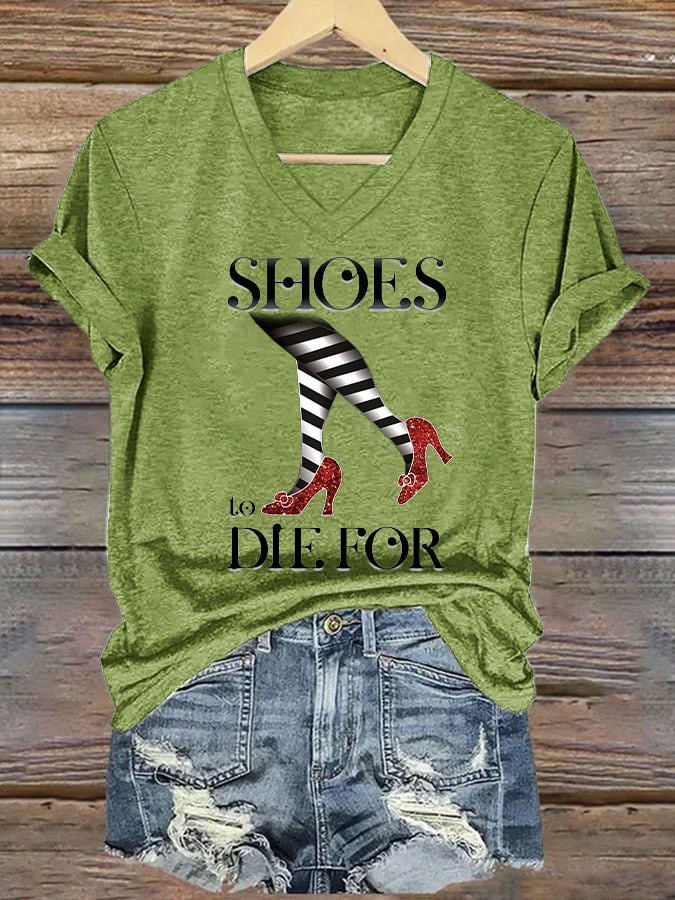 Women's Halloween Printed Casual T-Shirt
