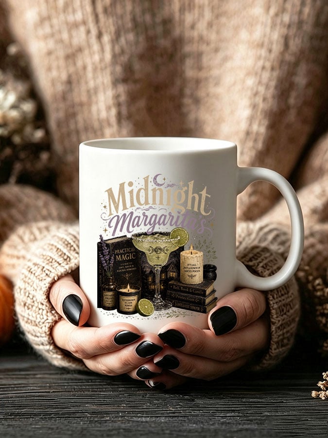 Retro Midnight Margaritas Print Mug