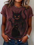 Women'S Casual Cute Animal Print Top