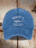 Shark Fishing Printed Baseball Cap