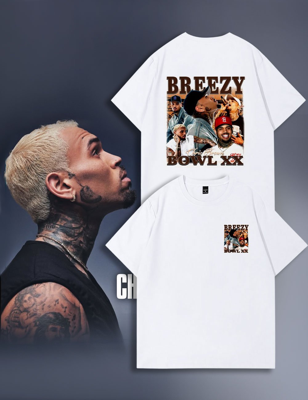Breezy Bowl XX 2025 11 Music Vintage Art Print T-Shirt