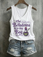 Women's The Belladonna Is In My Bag Printed Tank Top