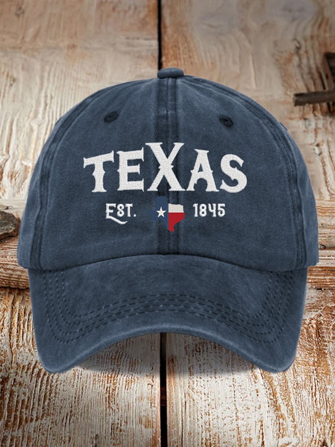 Unisex Texas 1845 Print Hat