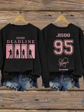 Women's Music Art Print Sweatshirt