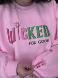 Women's Retro Witch Print Winter Sweatshirt