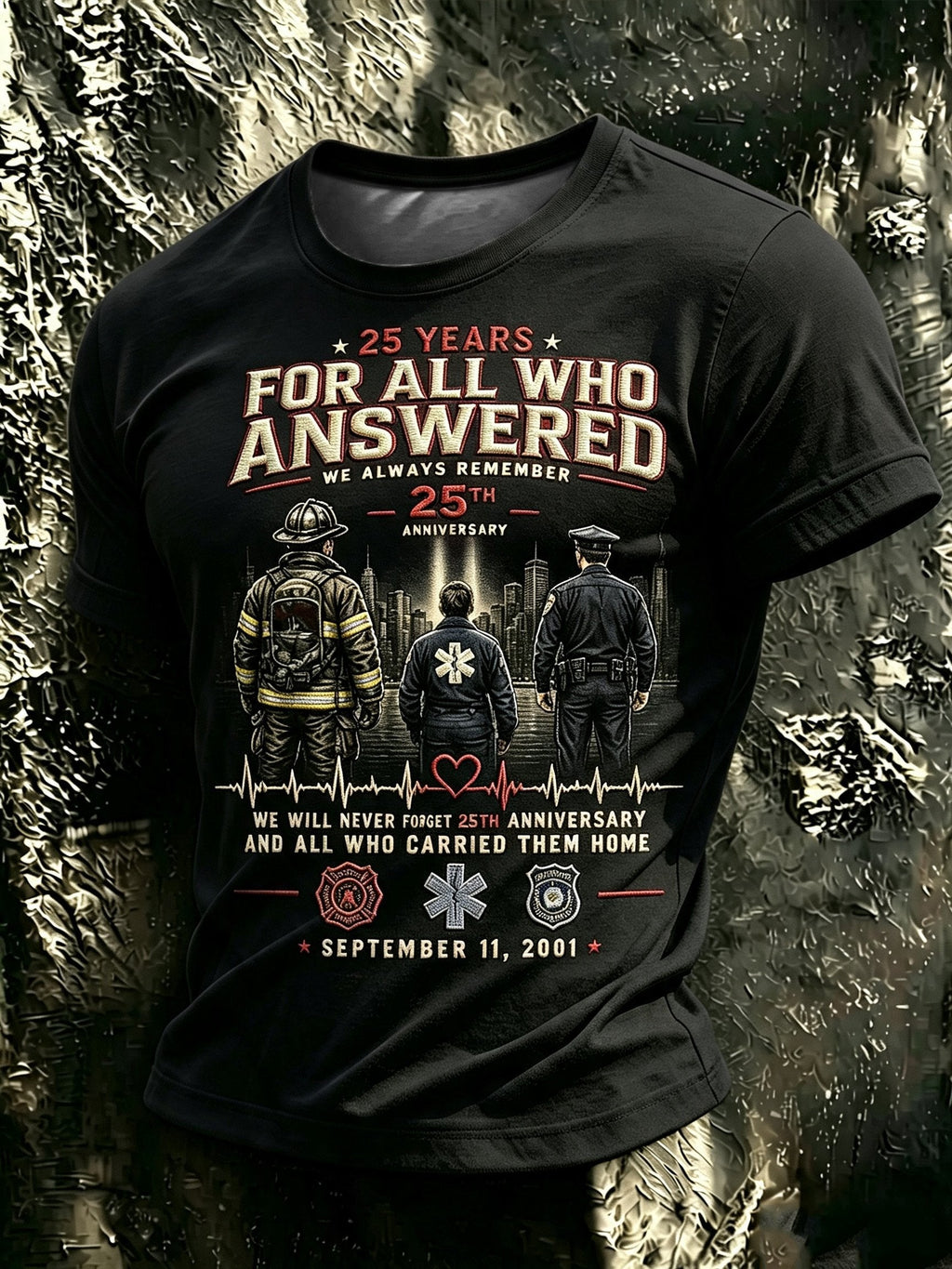Men's 9/11 Memorial Graphic Top