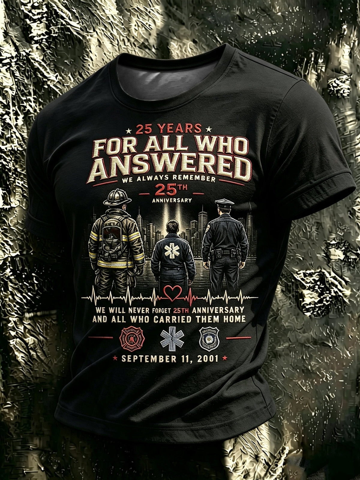 Men's 9/11 Memorial Graphic Top