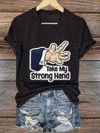 Women's Casual Print Short-Sleeve T-Shirt