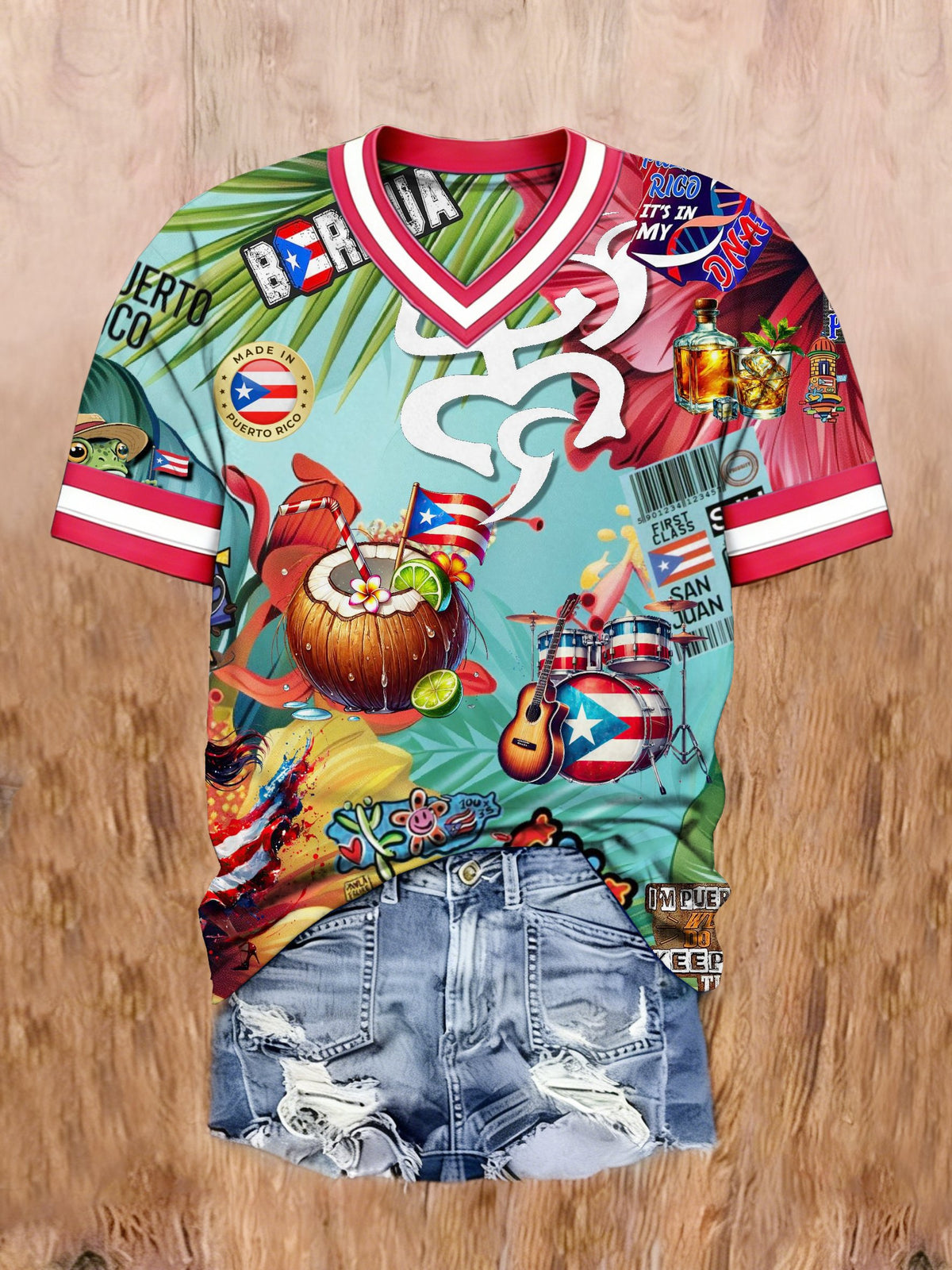 Puerto Rico Printed T-shirts