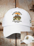 Unisex Casual Alcatraz Crocodile Print Hat