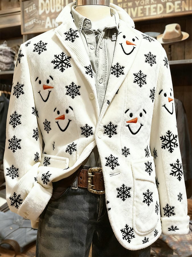 Men'S Casual Faux Sequin Striped Print Suit Jacket