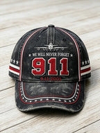 Unisex We Will Never Forget 9 11 Print Baseball Cap