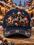 Unisex Fanish Christmas Printed Hat