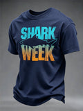 Men's Shark Print T-shirt