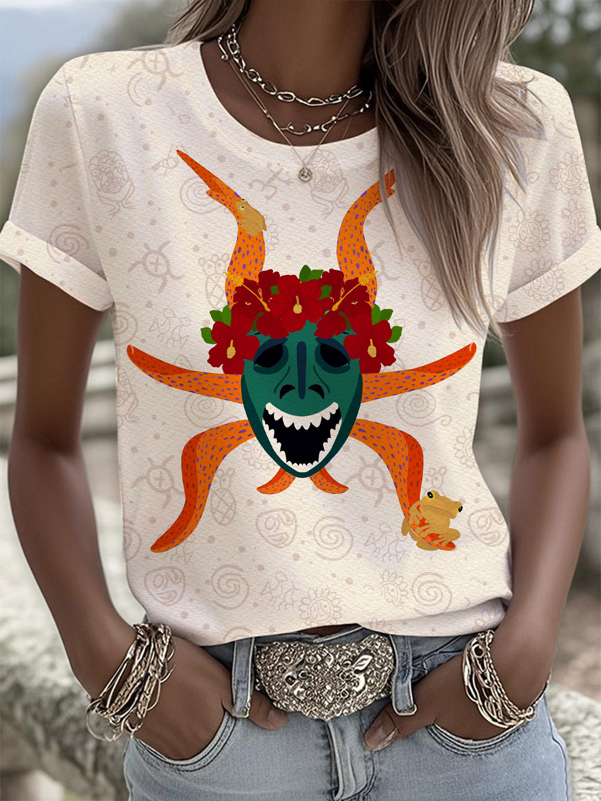 Puerto Rico Singer Printed T-shirts