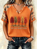 Women'S Casual Autumn Printed Top