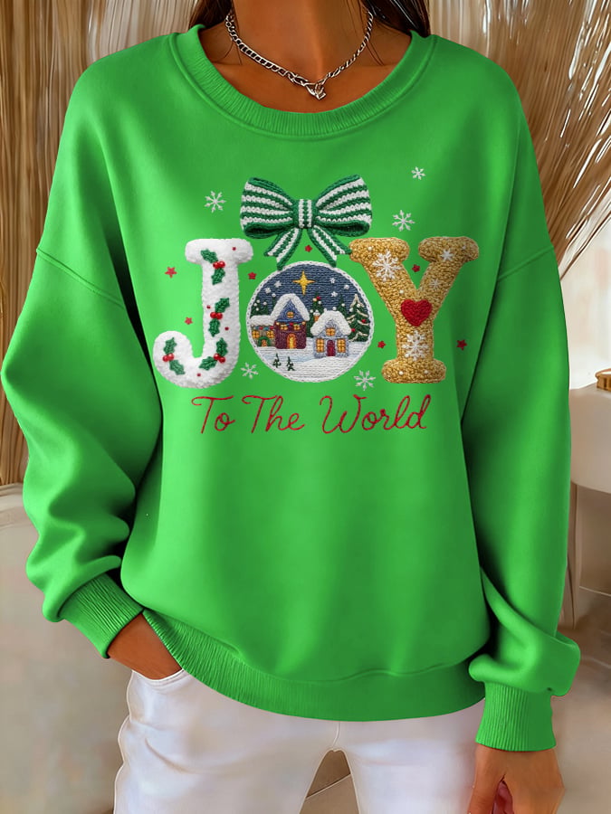 Women's Casual Christmas Jesus Sweatshirt